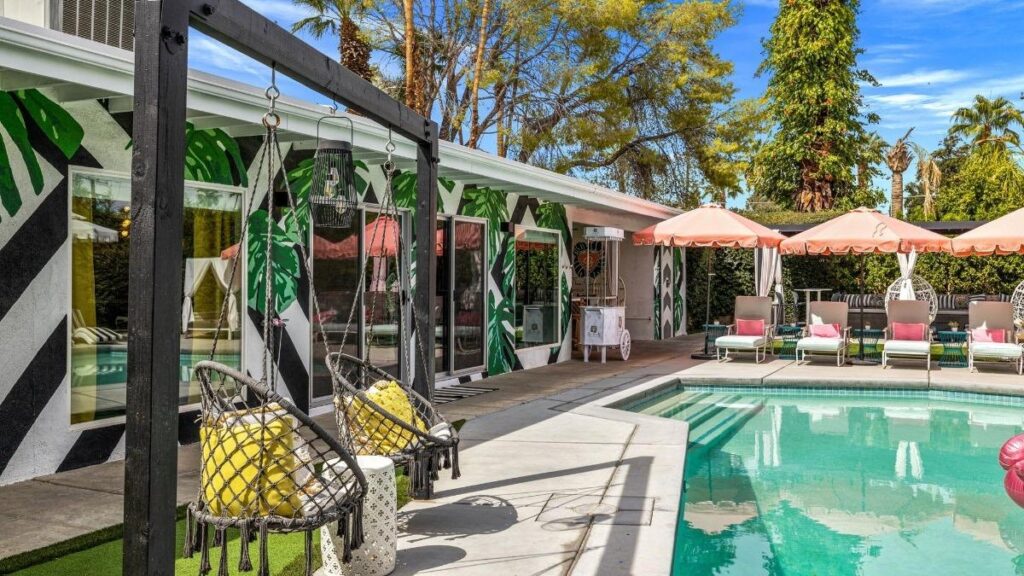 the beverly uiltimate vacation rental in palm springs, private pool