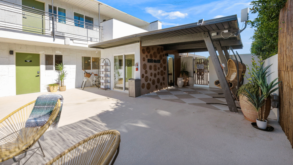 House with a simple, modern design and clean lines