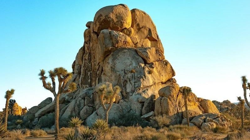 palm springs desert rock formation