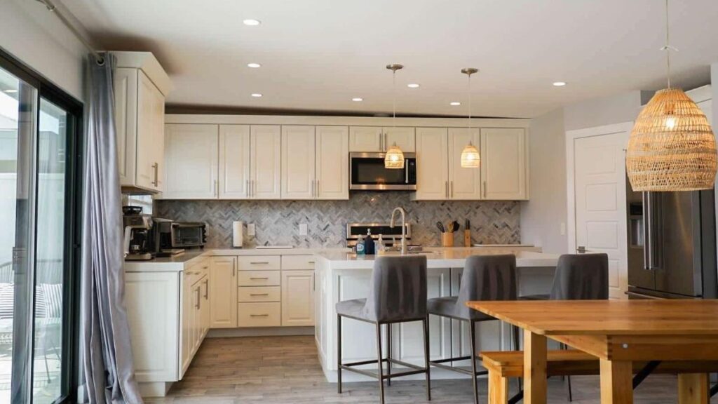 The Yucca Bohemian Luxury Retreat kitchen area