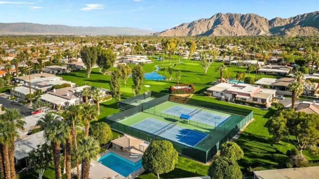 Indian Wells Homes for Rent drone view