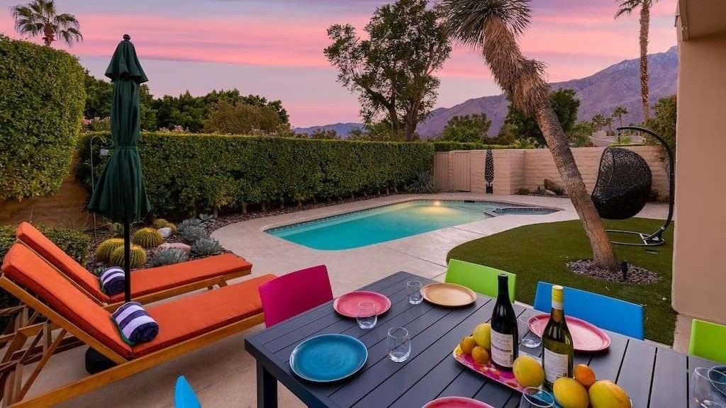 central palm springs Stylish Retreat with Heated Pool