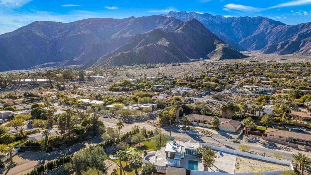 palm springs neighborhood panoramic view