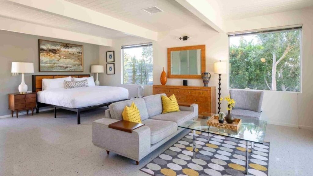 historic palm springs neighborhood Mid-Century Modern Sanctuary