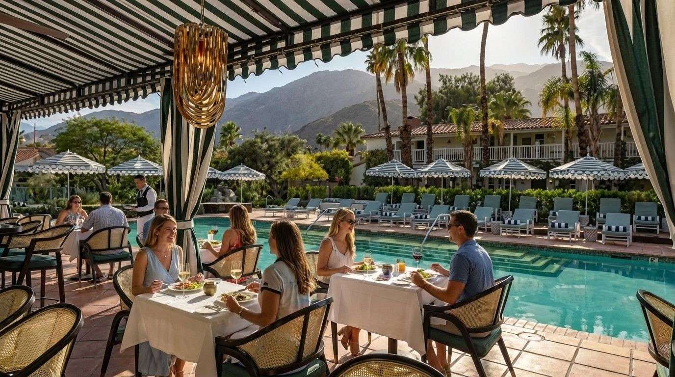 People having lunch at The Colony Club