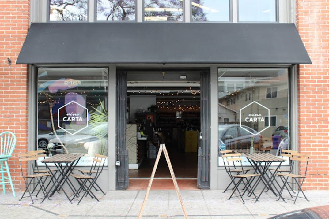 Vino Carta wine shop and bar Little Italy San Diego