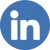 [CITYPNG.COM]HD Vector Flat Linkedin IN Round Icon PNG - 2000x2000